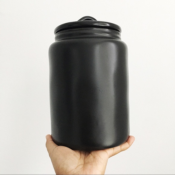 Rae Dunn Happy Howloween Large Black Canister - Picture 2 of 5